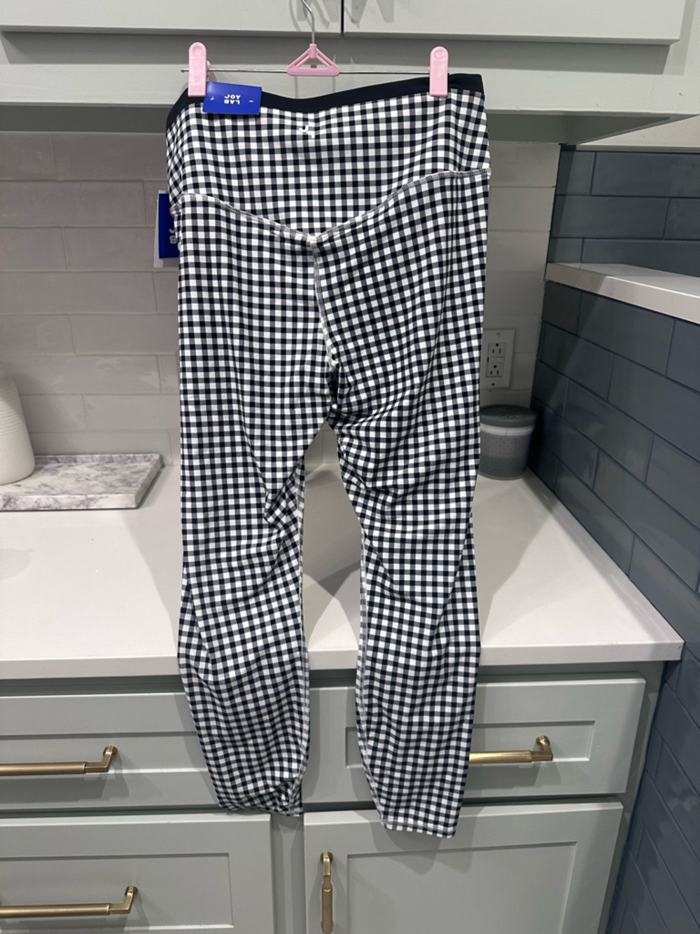 Women’s Joy Lab NWT Black & White Gingham Leggings
